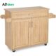 Rolling Kitchen Island Cart with Towel and Spice Rack – Mobilni kuhinjski otok sa držačem za peškire i začine